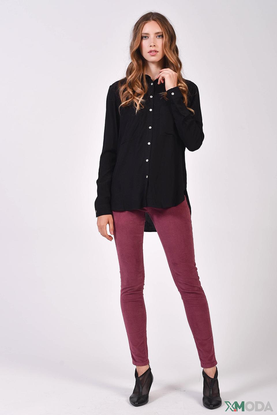 Брюки Alcott вельветовые бордовые