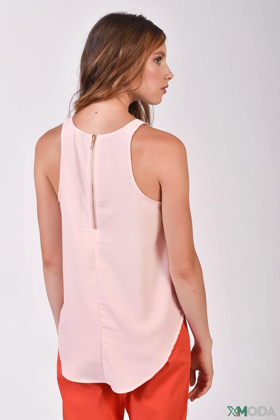 Блуза Alcott женская розовая без рукавов