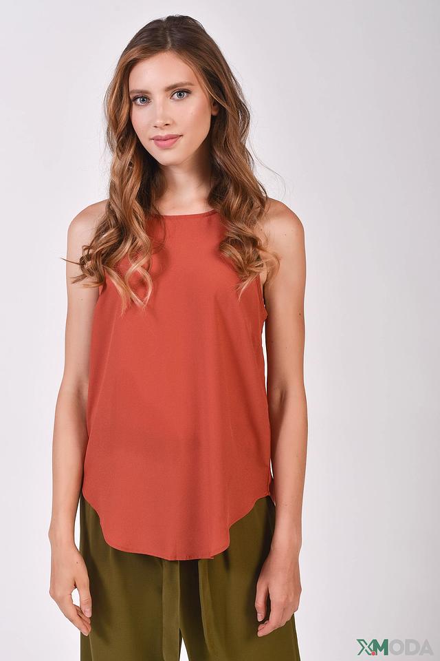 Блуза Alcott женская терракотовая