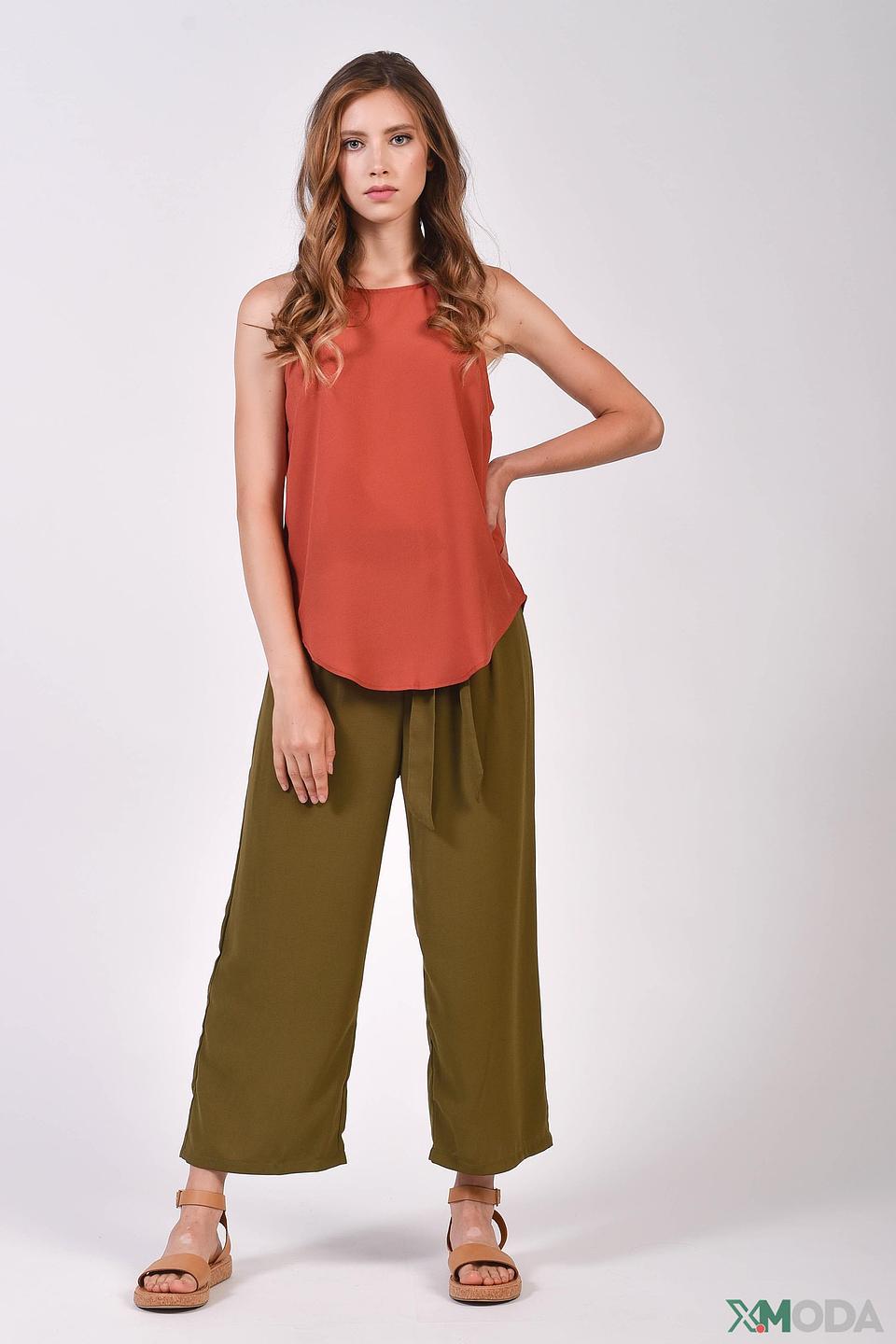 Блуза Alcott женская терракотовая