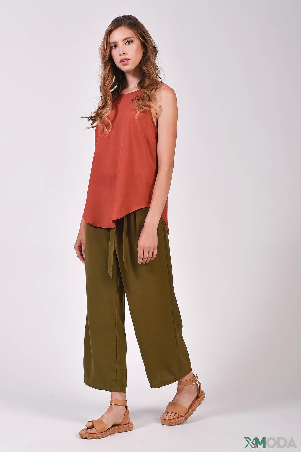 Блуза Alcott женская терракотовая