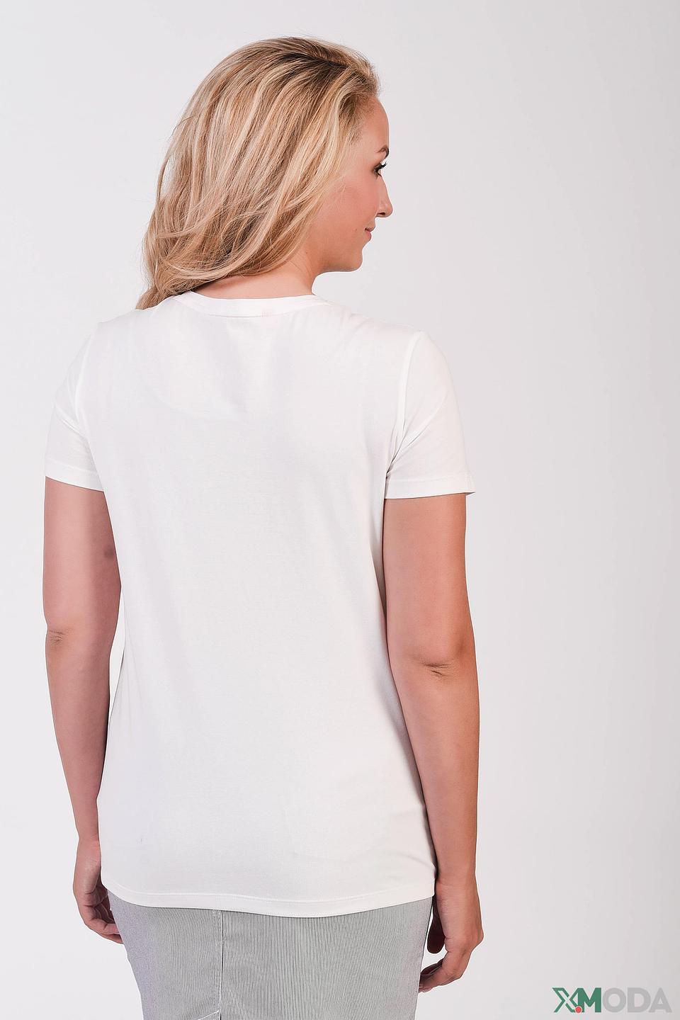 Футболка Taifun с принтом белая