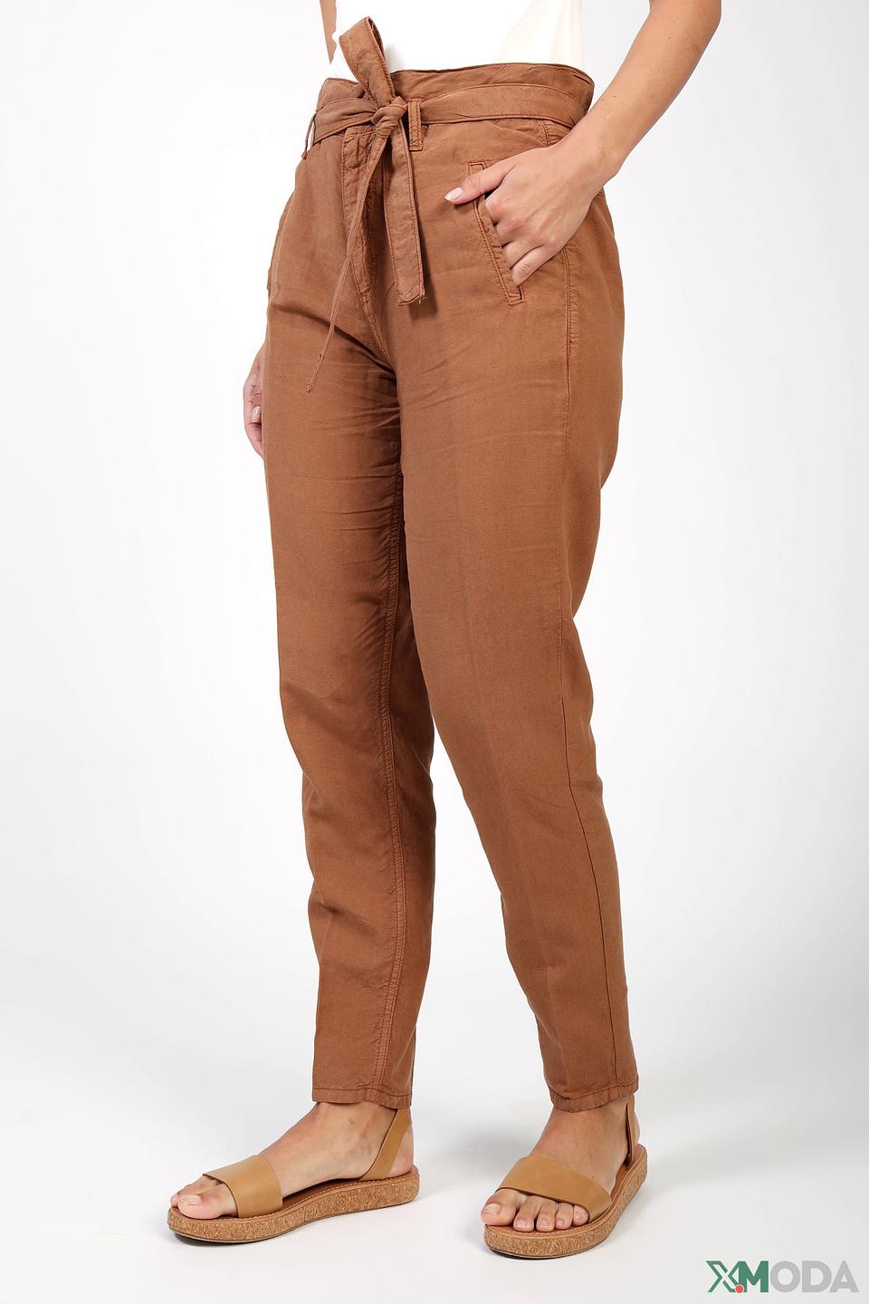 Брюки Angels с поясом коричневые