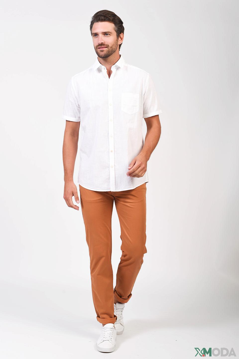 Рубашка кр Calamar мужская белая