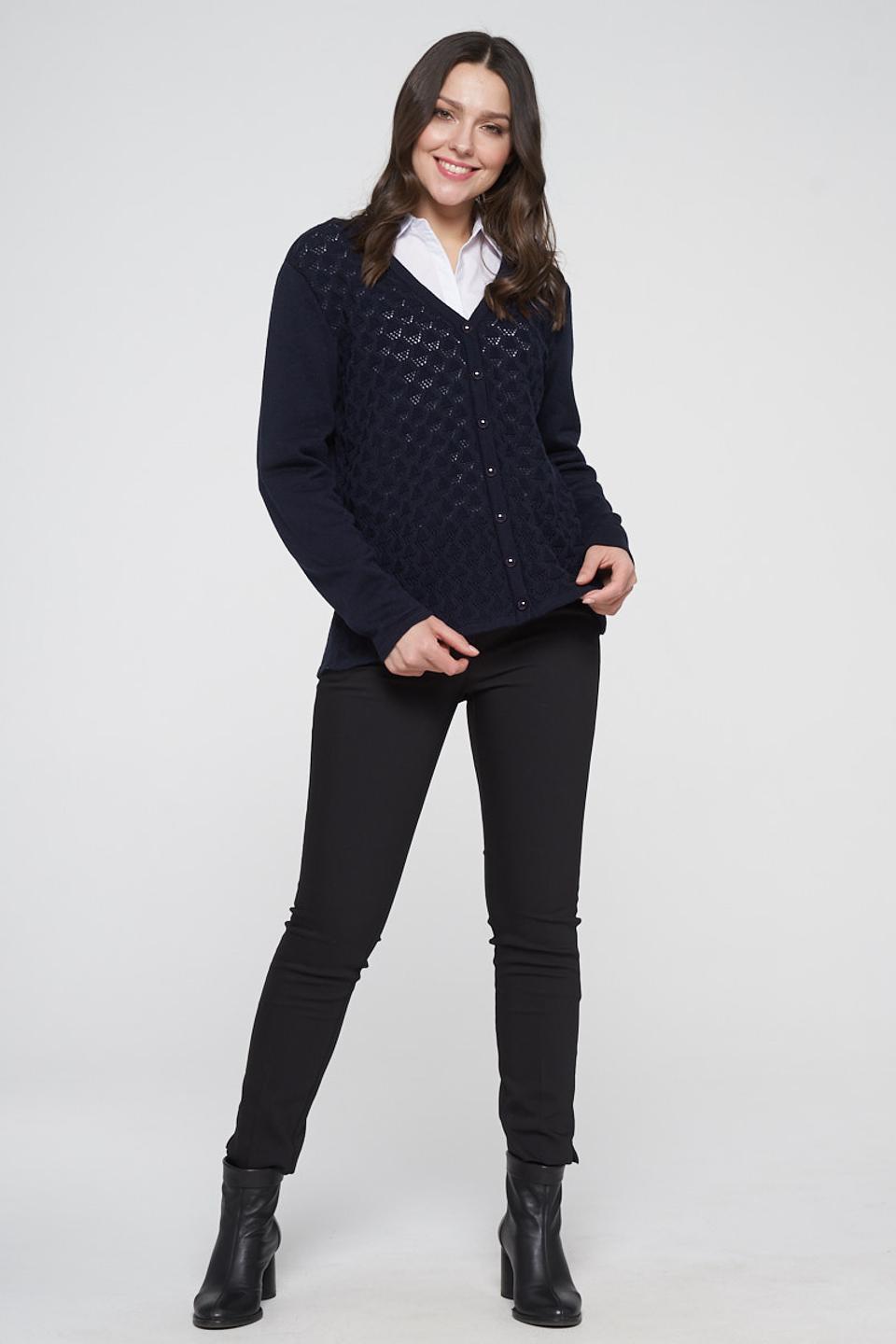 Кардиган VAY с узором "ромб"