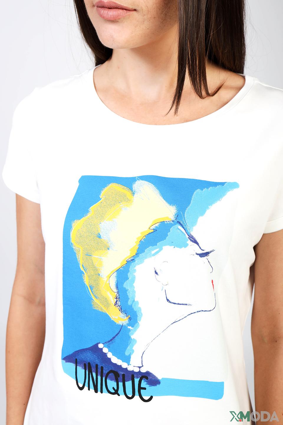 Футболка Comma с принтом Unique