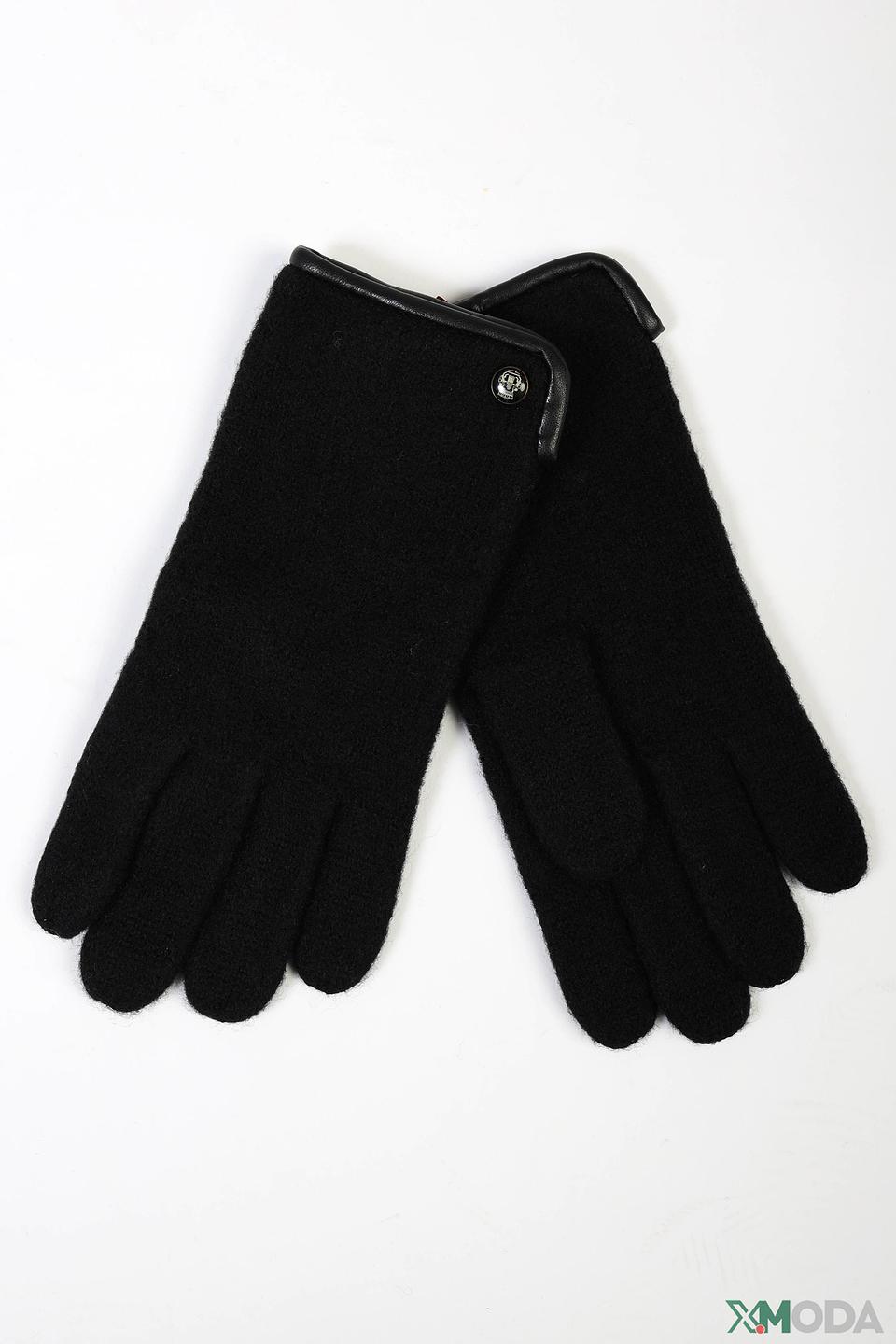 Перчатки Roeckl чёрные шерстяные