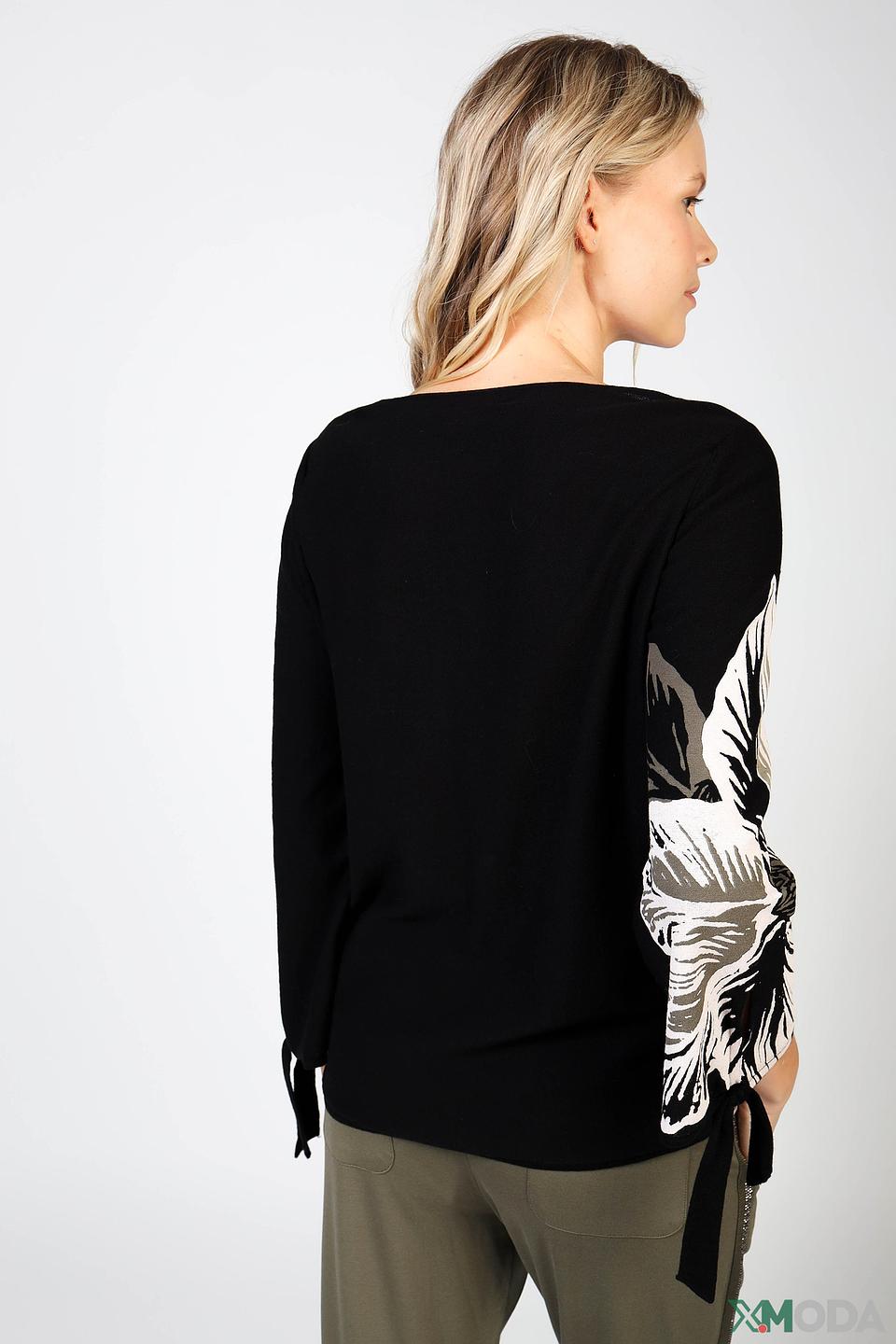 Пуловер Monari с тропическим принтом