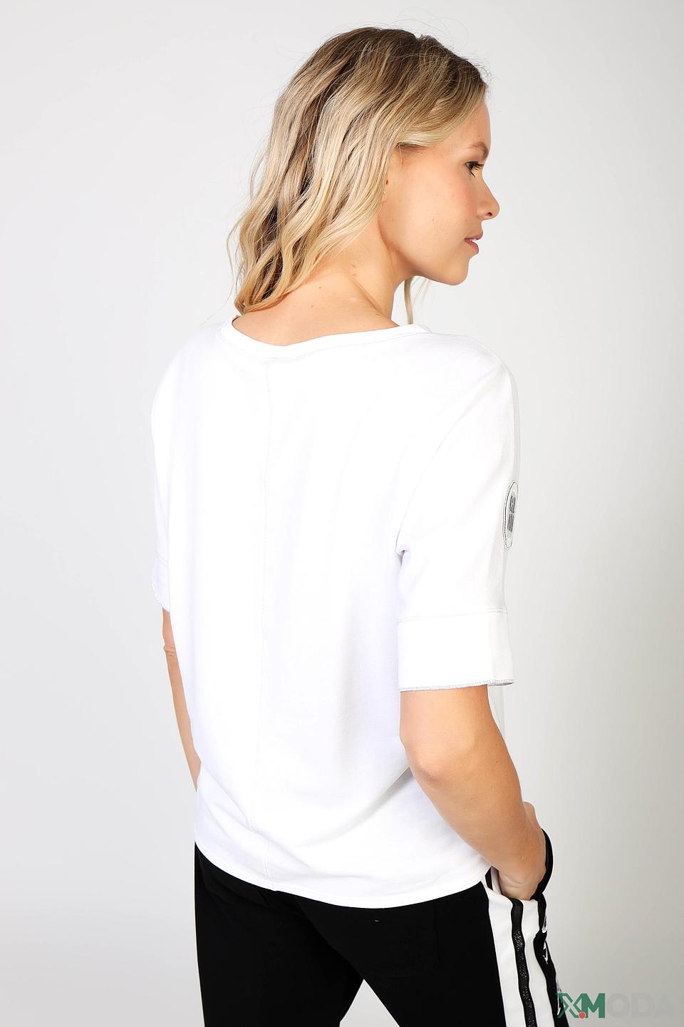 Футболка Monari с принтом белый