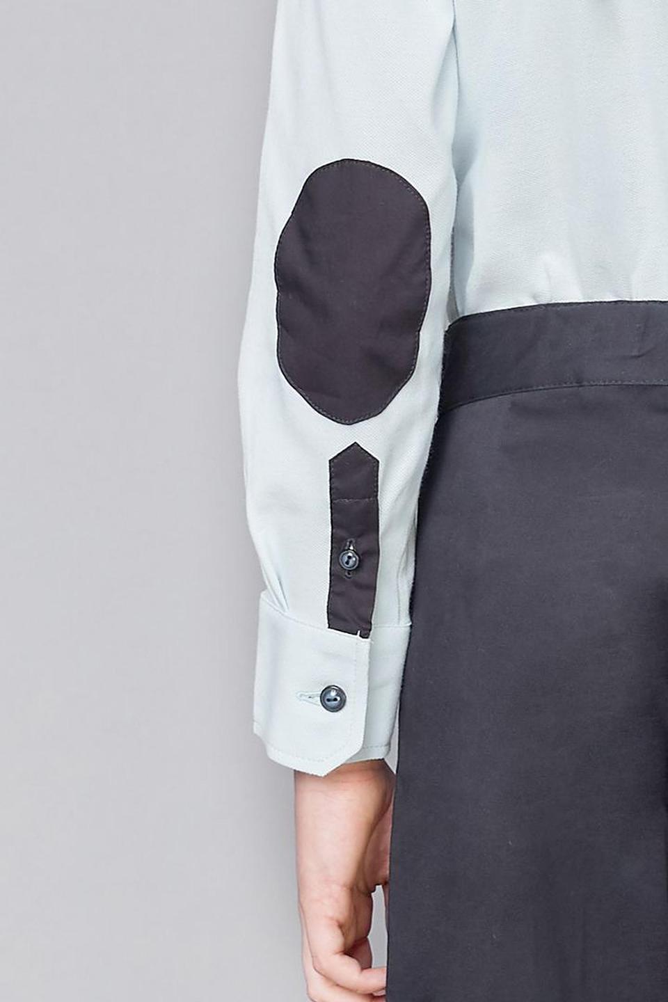 Рубашка Choupette с накладными карманами голубой