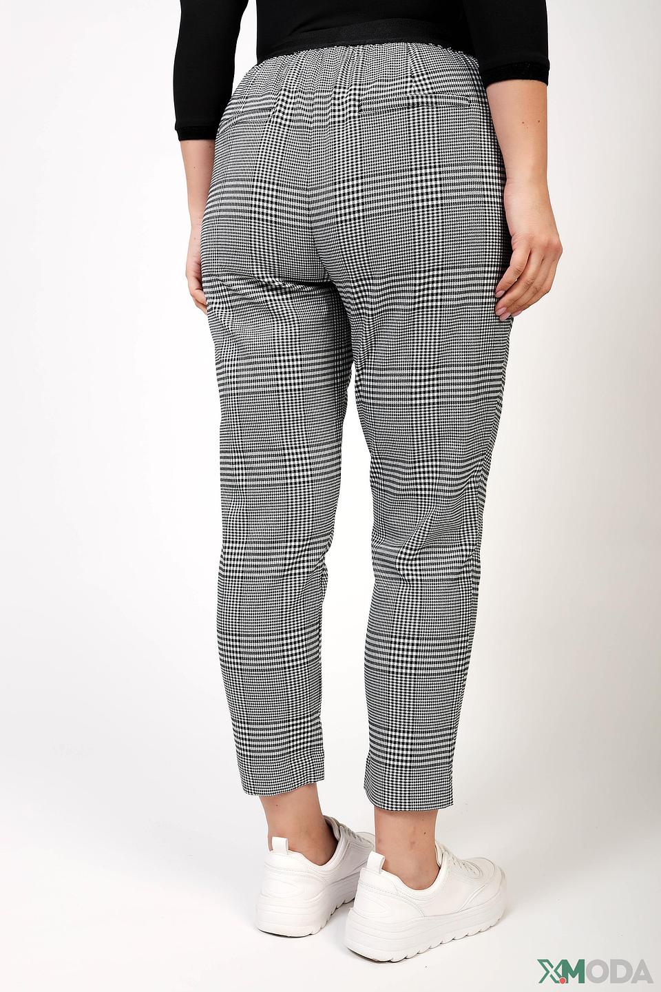 Брюки Frapp в клетку серые