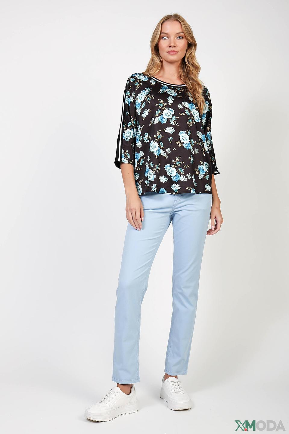 Брюки Angels голубые прямые