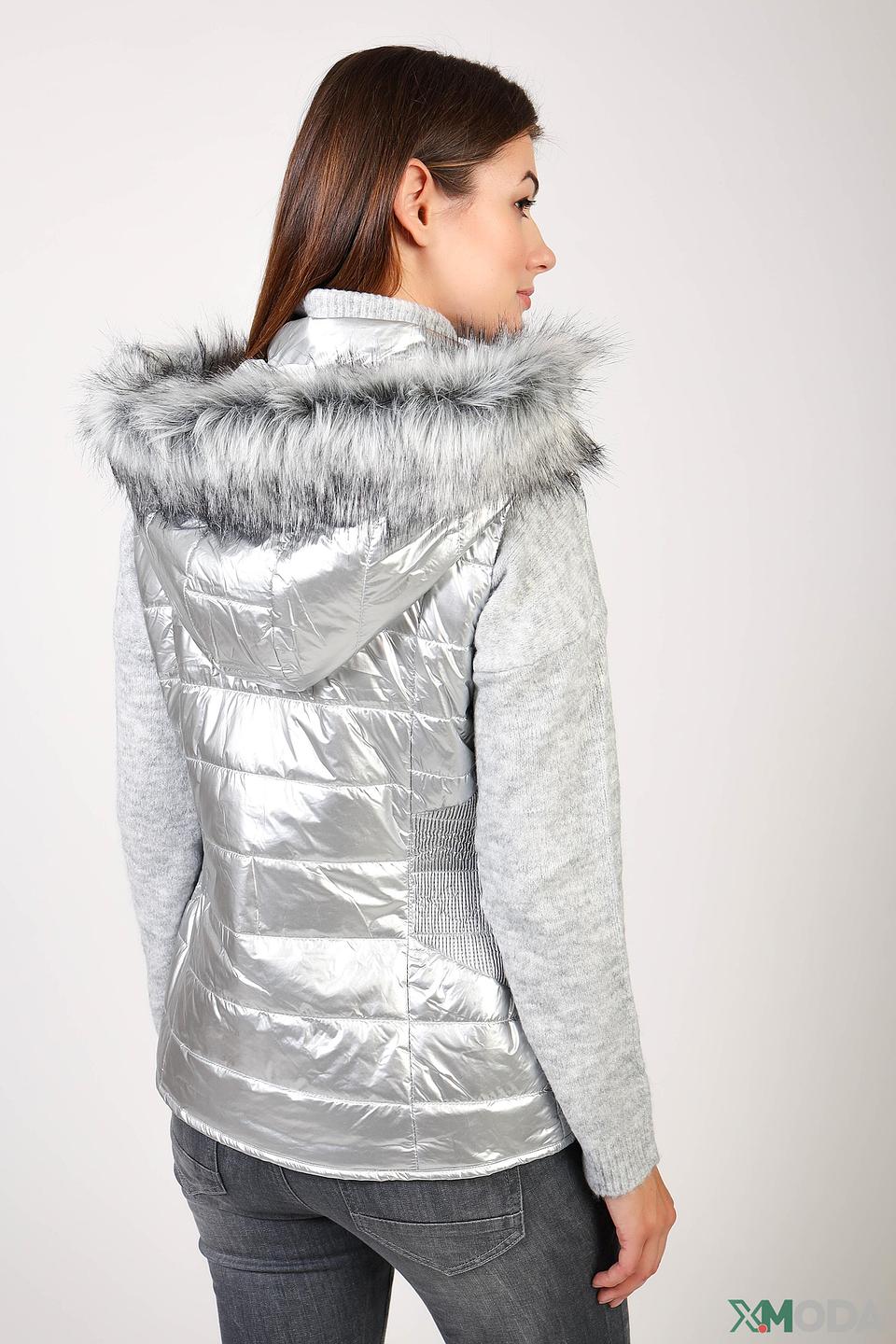 Жилет Lisa Campione серебристый