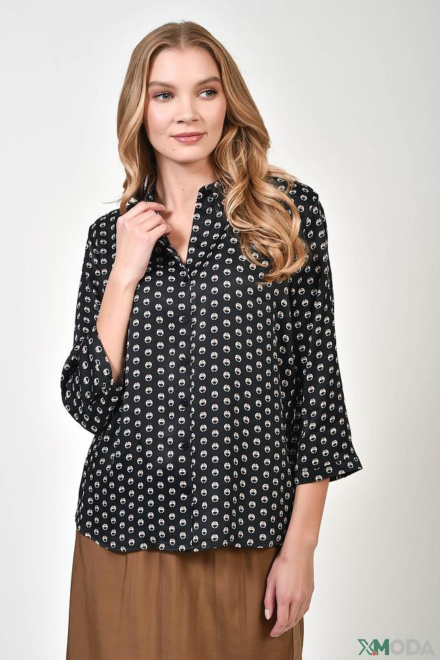 Блуза Gerry Weber с принтом чёрный