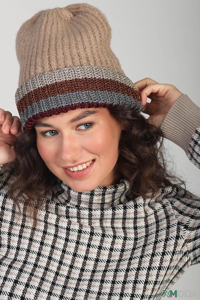 Шапка Seeberger с полосой