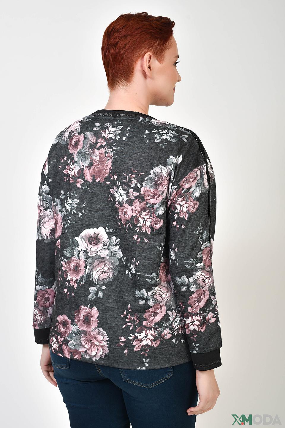 Пуловер Via Appia с цветочным принтом