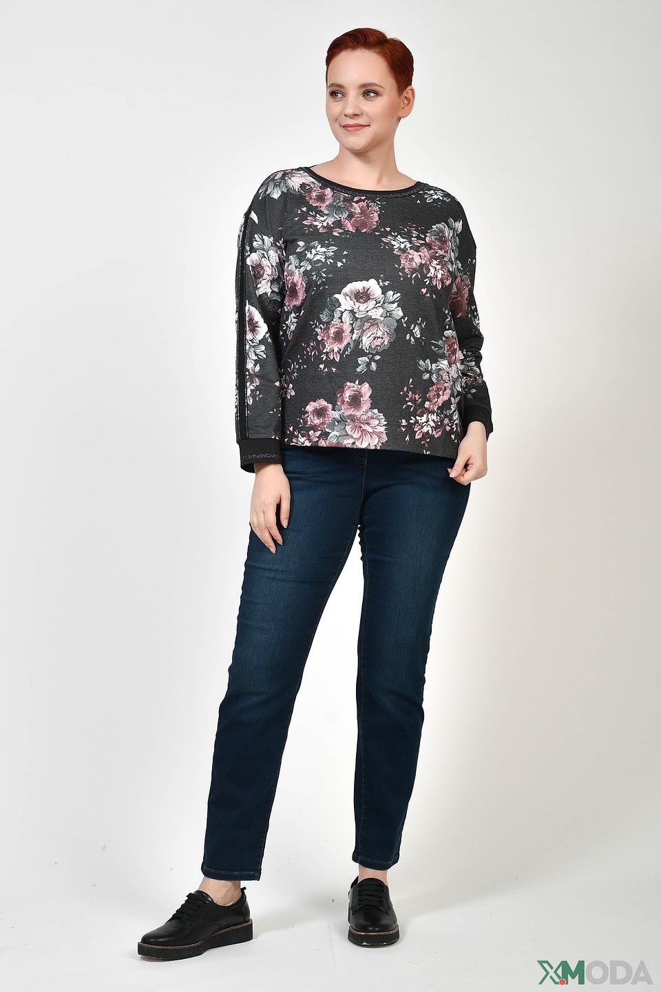 Пуловер Via Appia с цветочным принтом