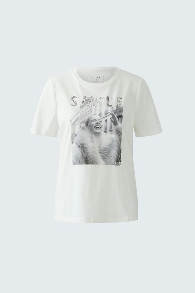 Футболка Oui с принтом "Smile"