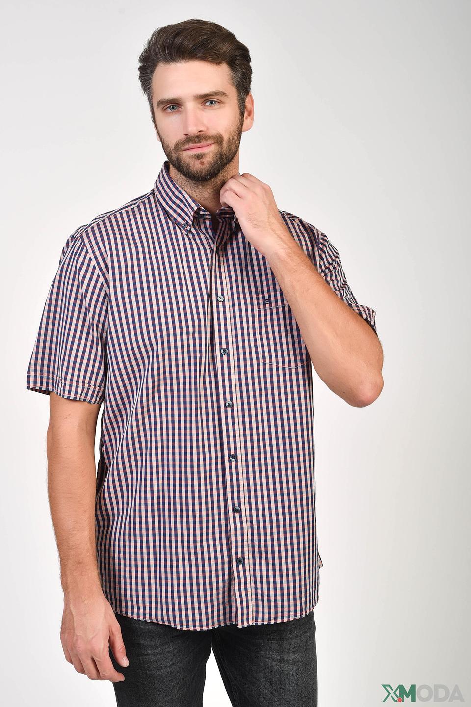 Рубашка кр Casa Moda в клетку