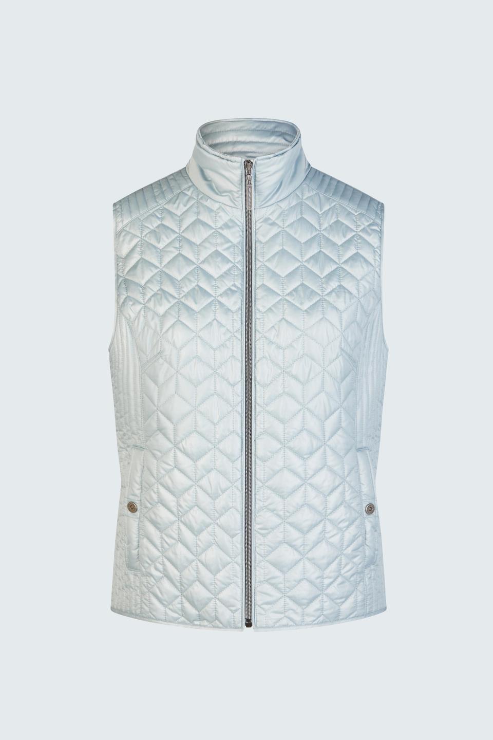 Жилет стеганый Lebek светло-голубой