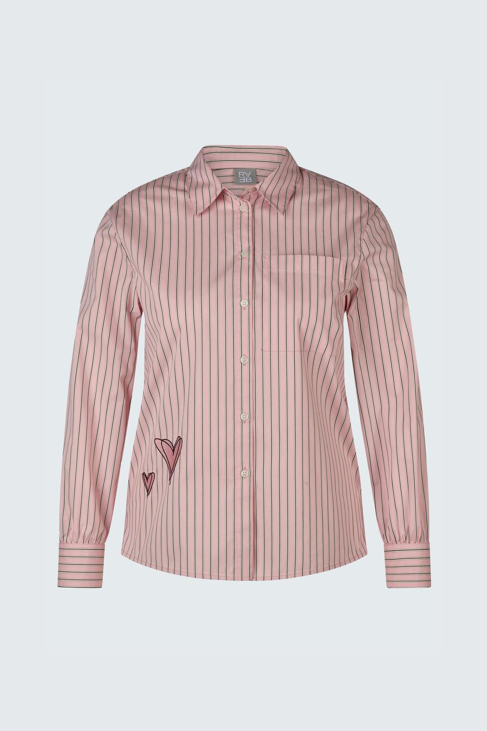 Блуза в полоску с сердечками Rabe collection