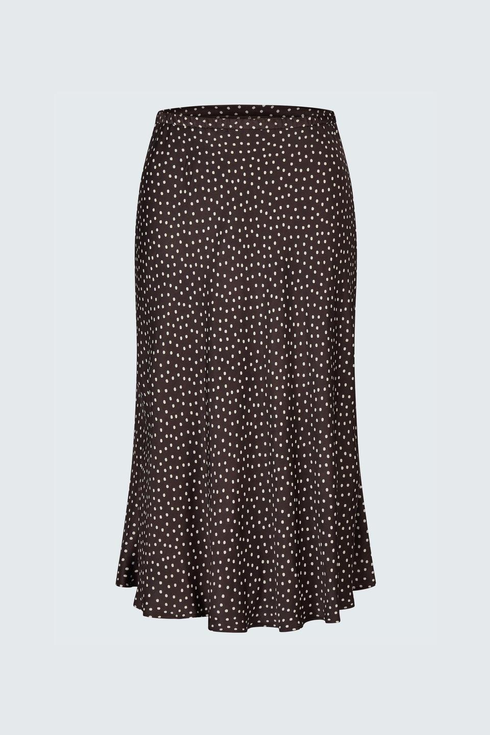 Коричневая юбка в горошек Rabe collection