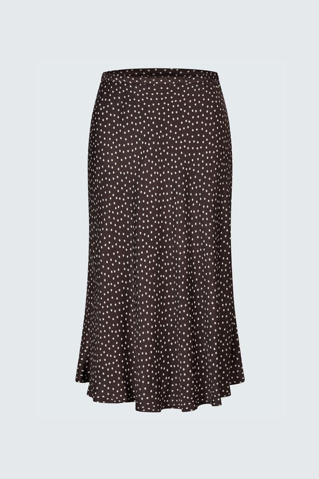 Коричневая юбка в горошек Rabe collection