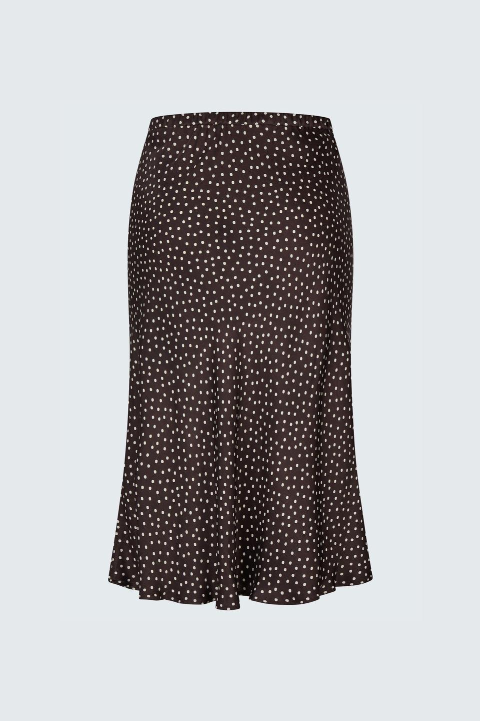 Коричневая юбка в горошек Rabe collection