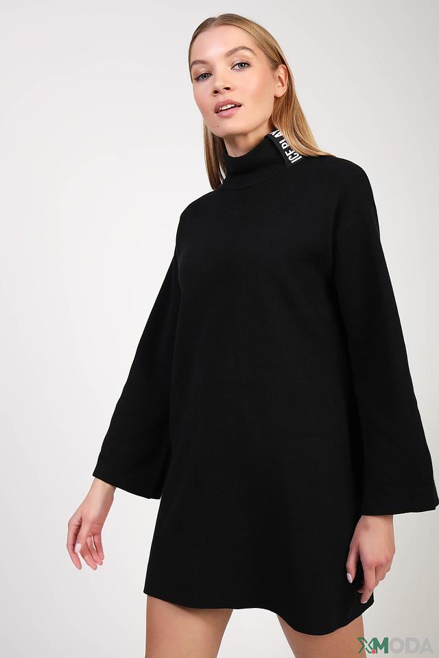 Платье Ice Play чёрное с логотипом