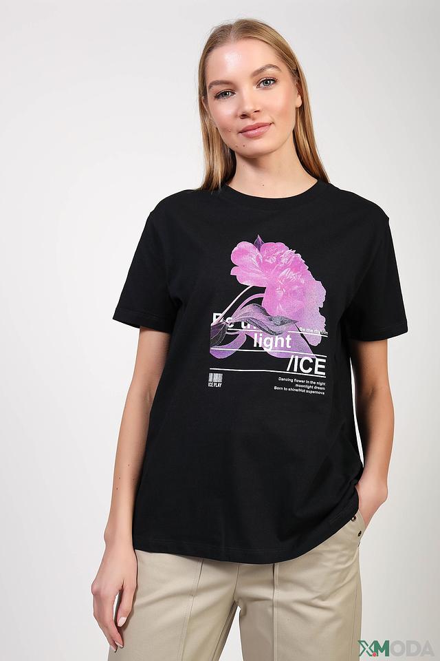 Футболка Ice Play с цветочным принтом
