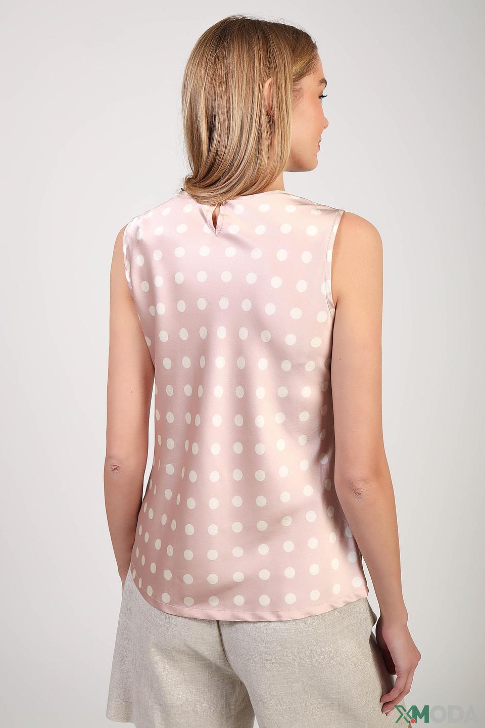 Блуза Kaos в горошек розовый