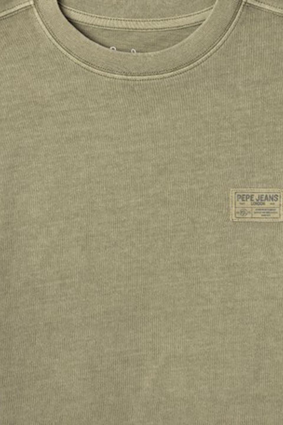 Лонгслив Pepe Jeans London оливкового цвета