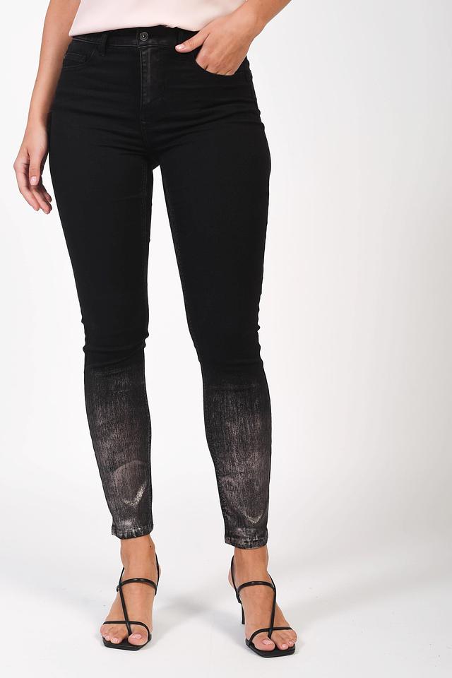 Джинсы скинни Just Valeri чёрные