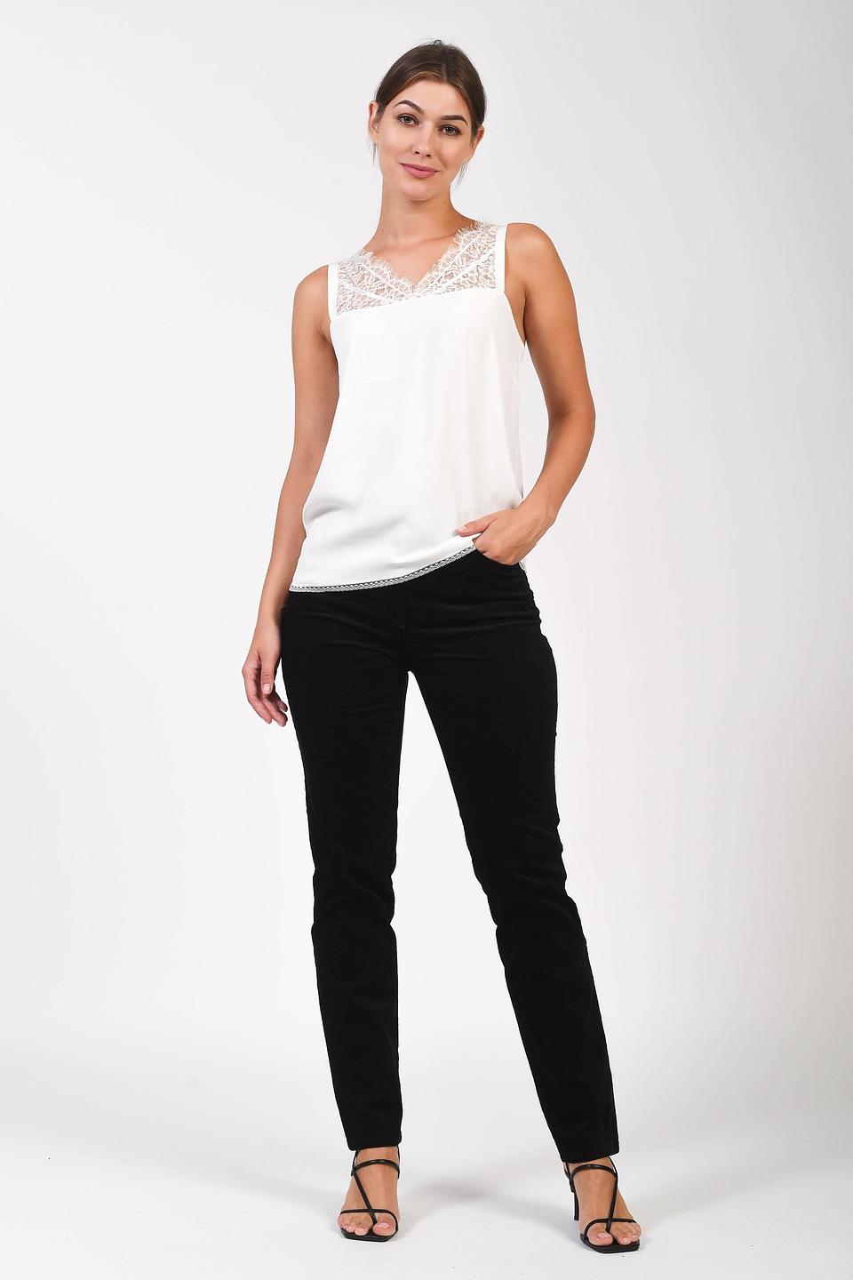 Брюки Pezzo чёрные вельветовые