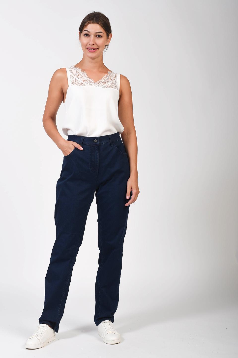 Джинсы Pezzo тёмно-синие прямые