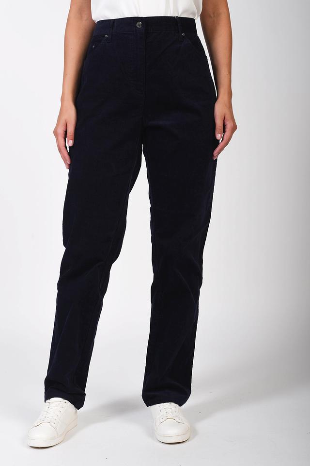 Брюки вельветовые Pezzo тёмно-синие