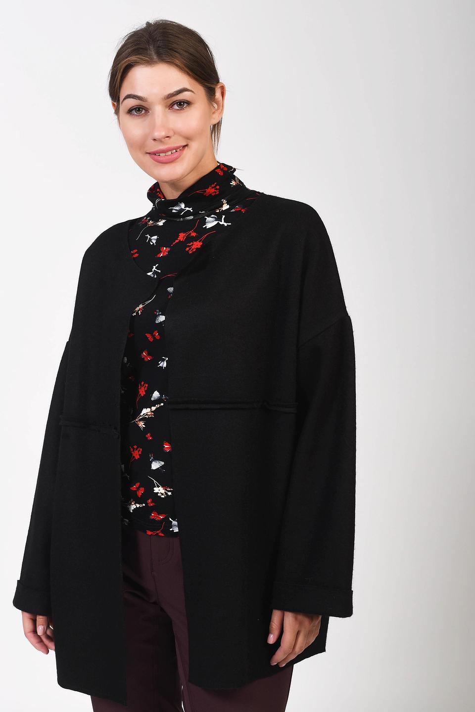 Кардиган Pezzo чёрный оверсайз