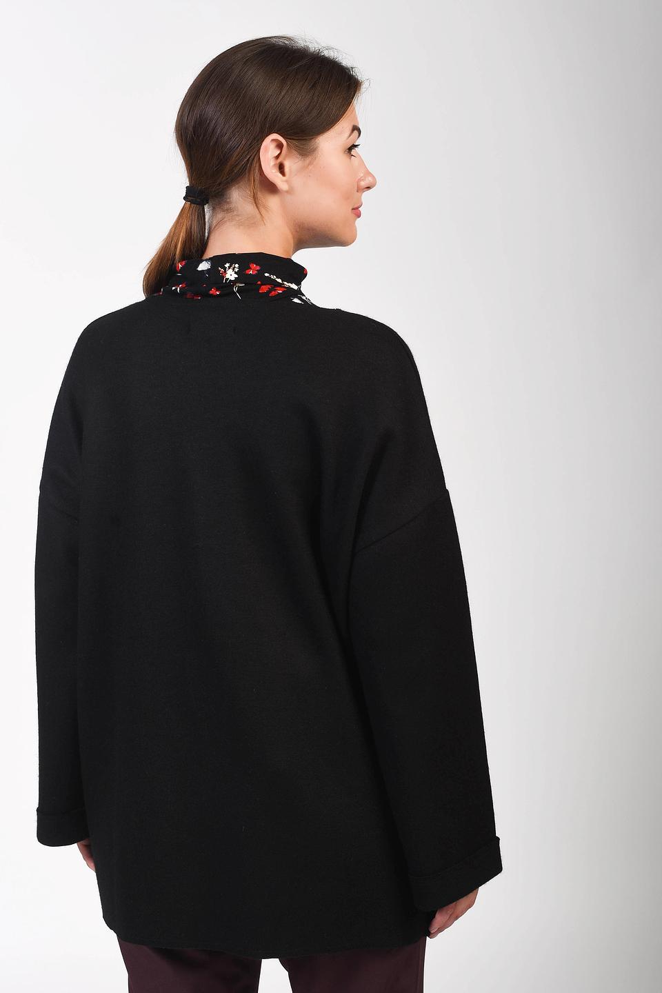 Кардиган Pezzo чёрный оверсайз