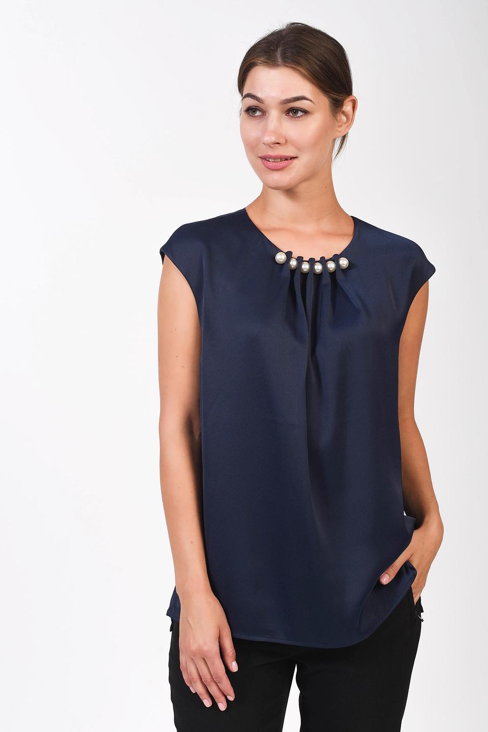 Блуза Just Valeri с жемчугом