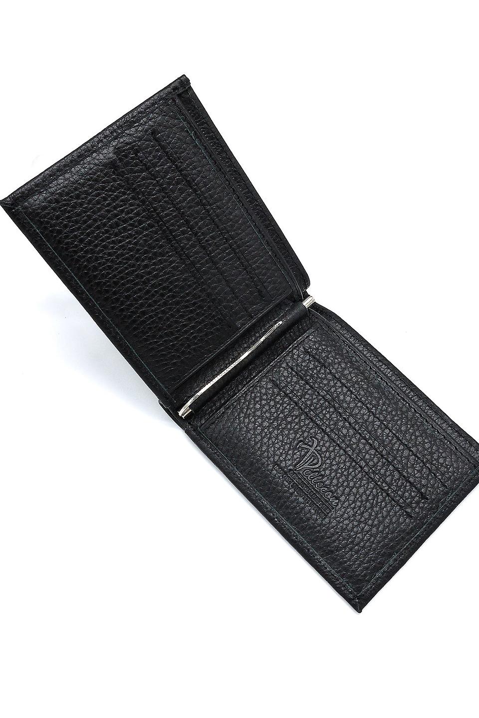 Кошелек с зажимом Pellecon черный