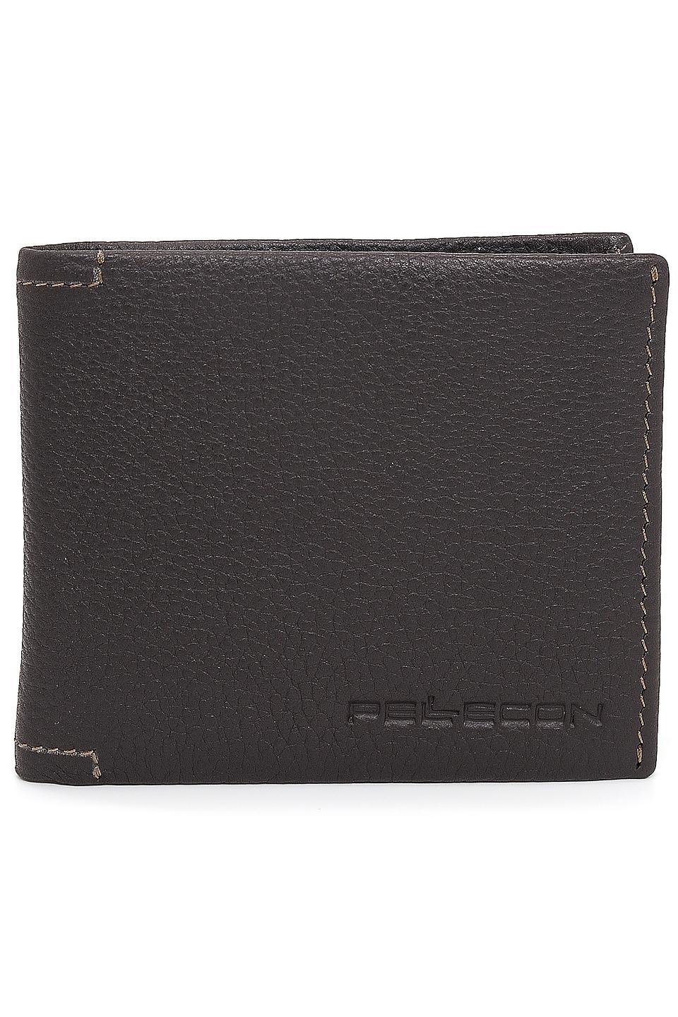 Кошелек Pellecon кожаный черный