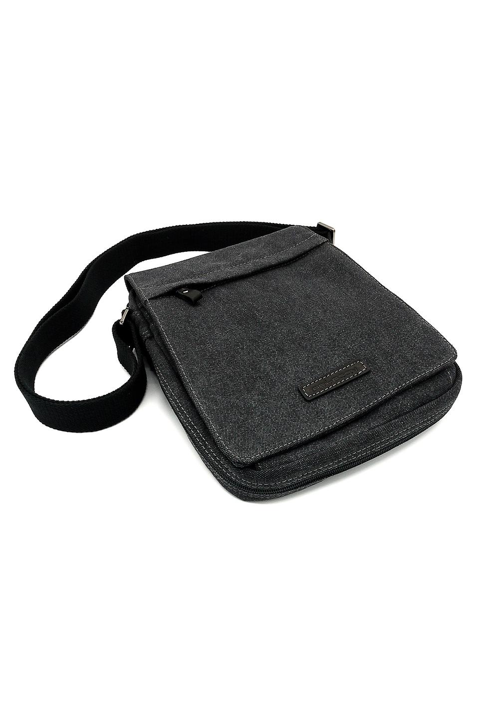 Сумка через плечо Pellecon текстиль чёрный