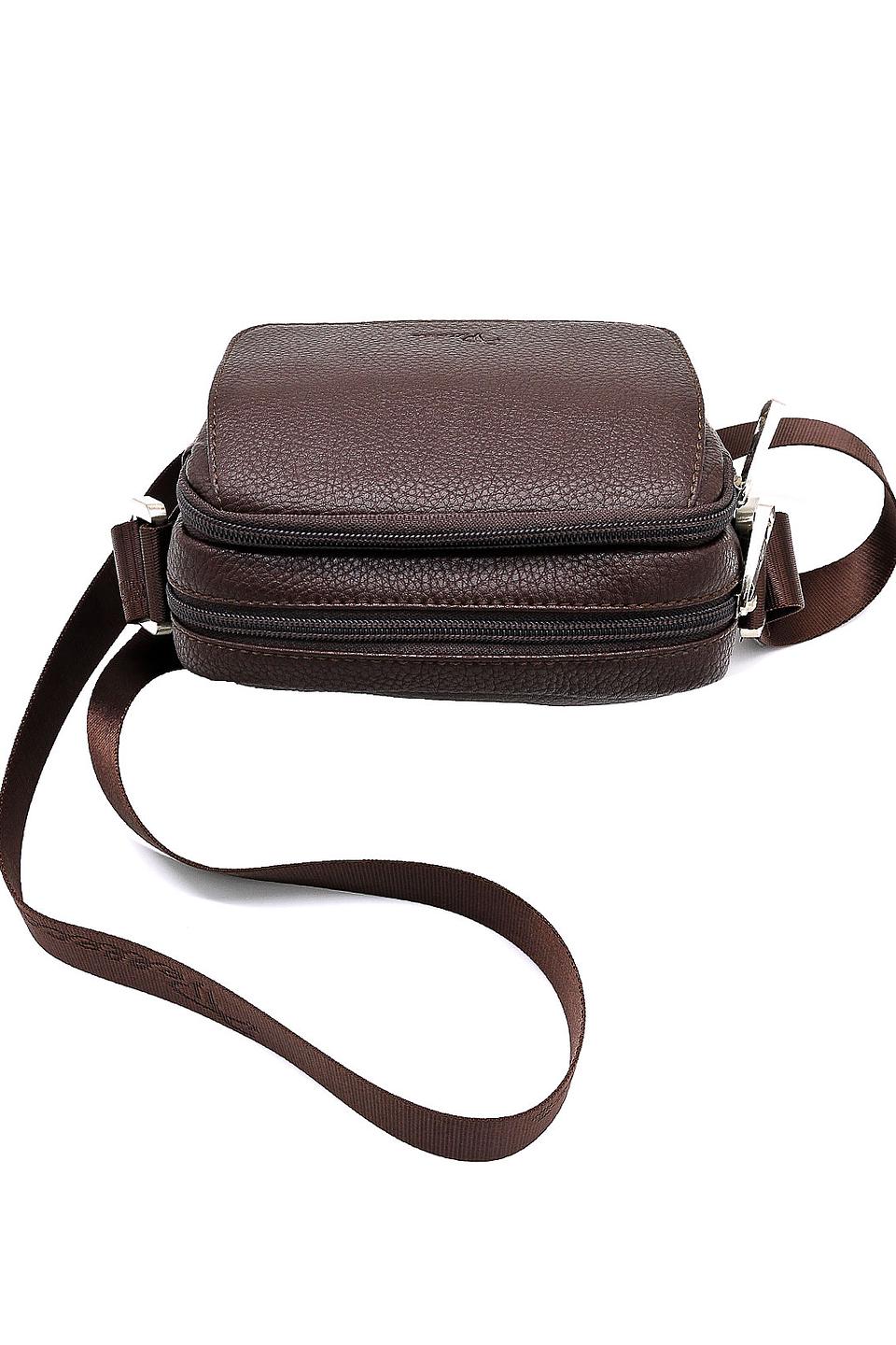 Сумка через плечо Pellecon коричневая