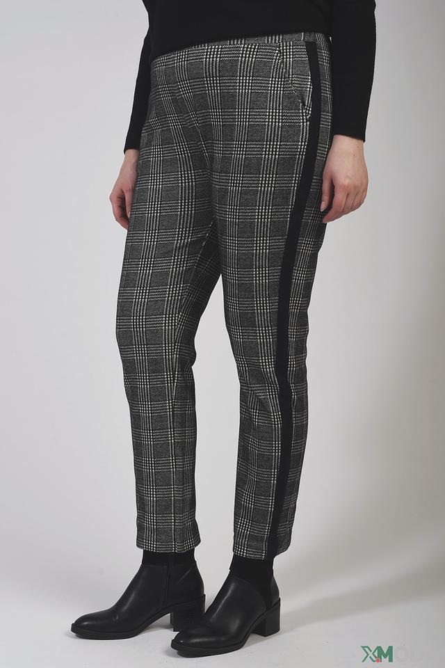 Брюки Pezzo в клетку с полосой