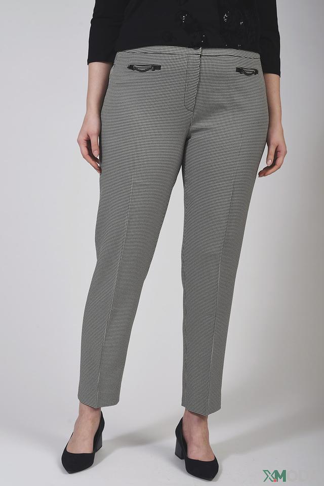 Брюки Pezzo в клетку серые