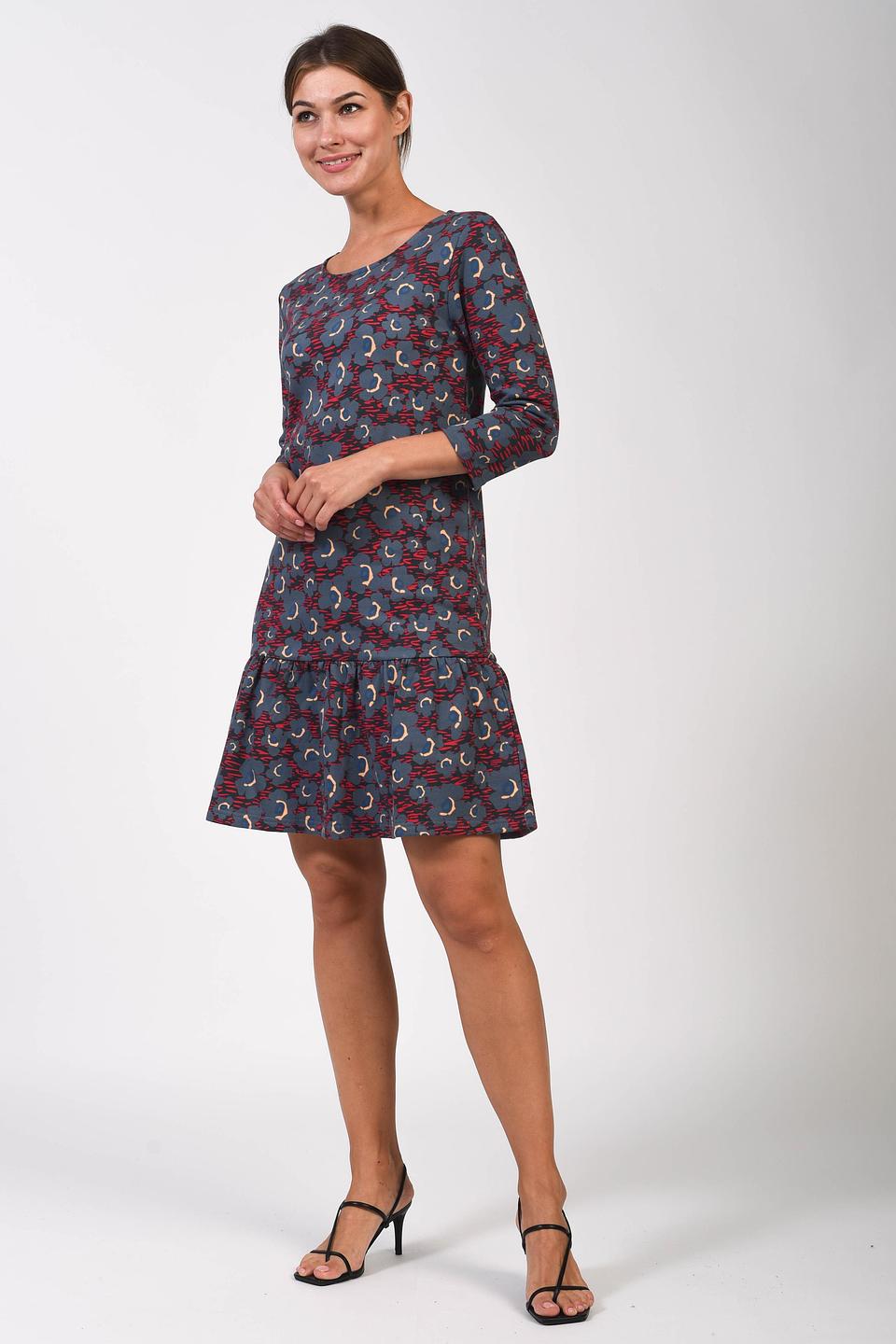 Платье Pezzo с цветочным принтом