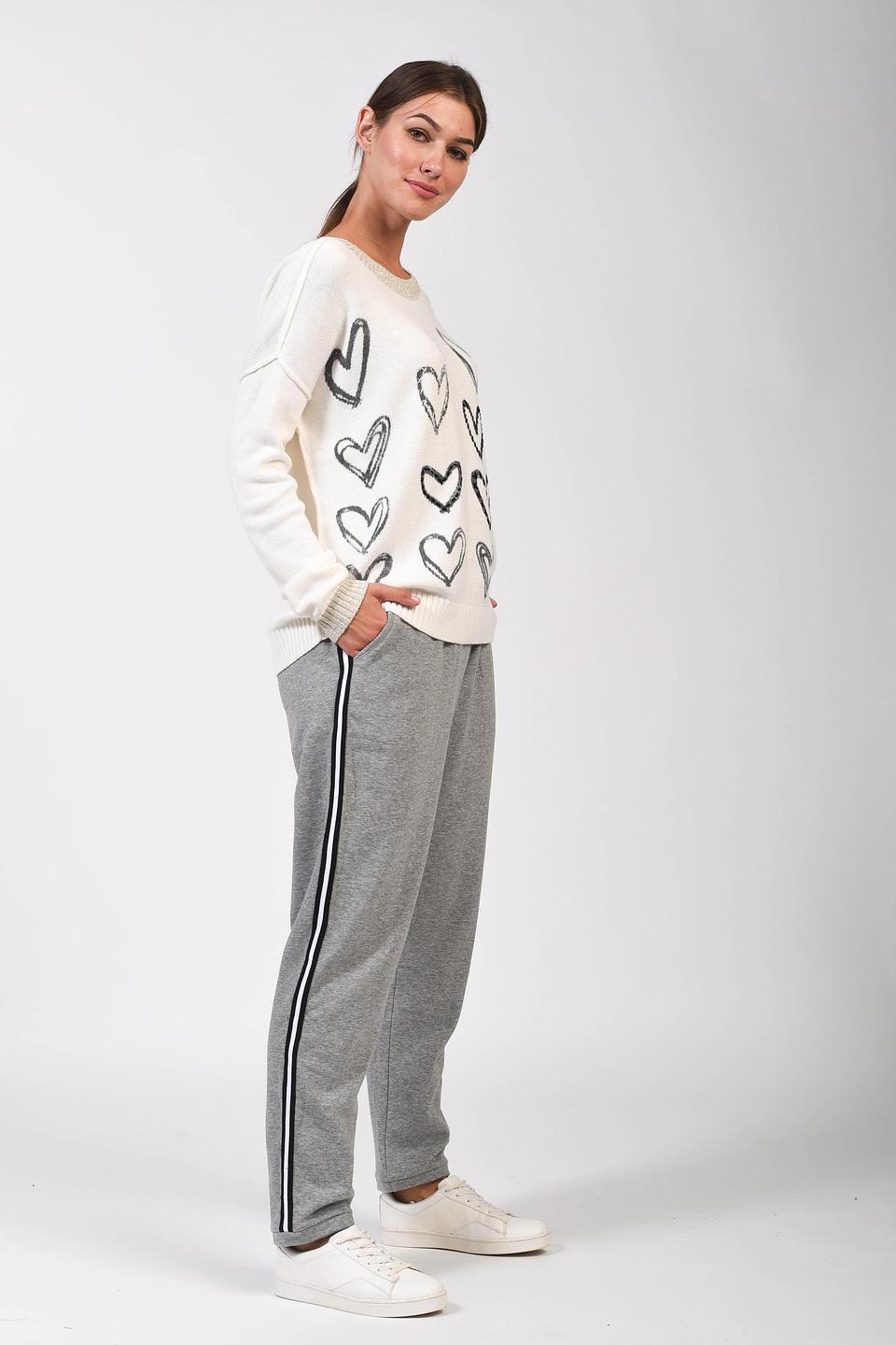 Брюки Pezzo серые с полосками