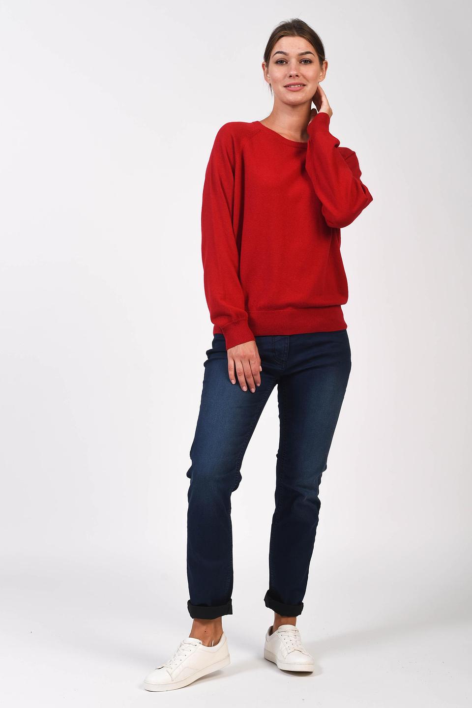 Пуловер Pezzo красный