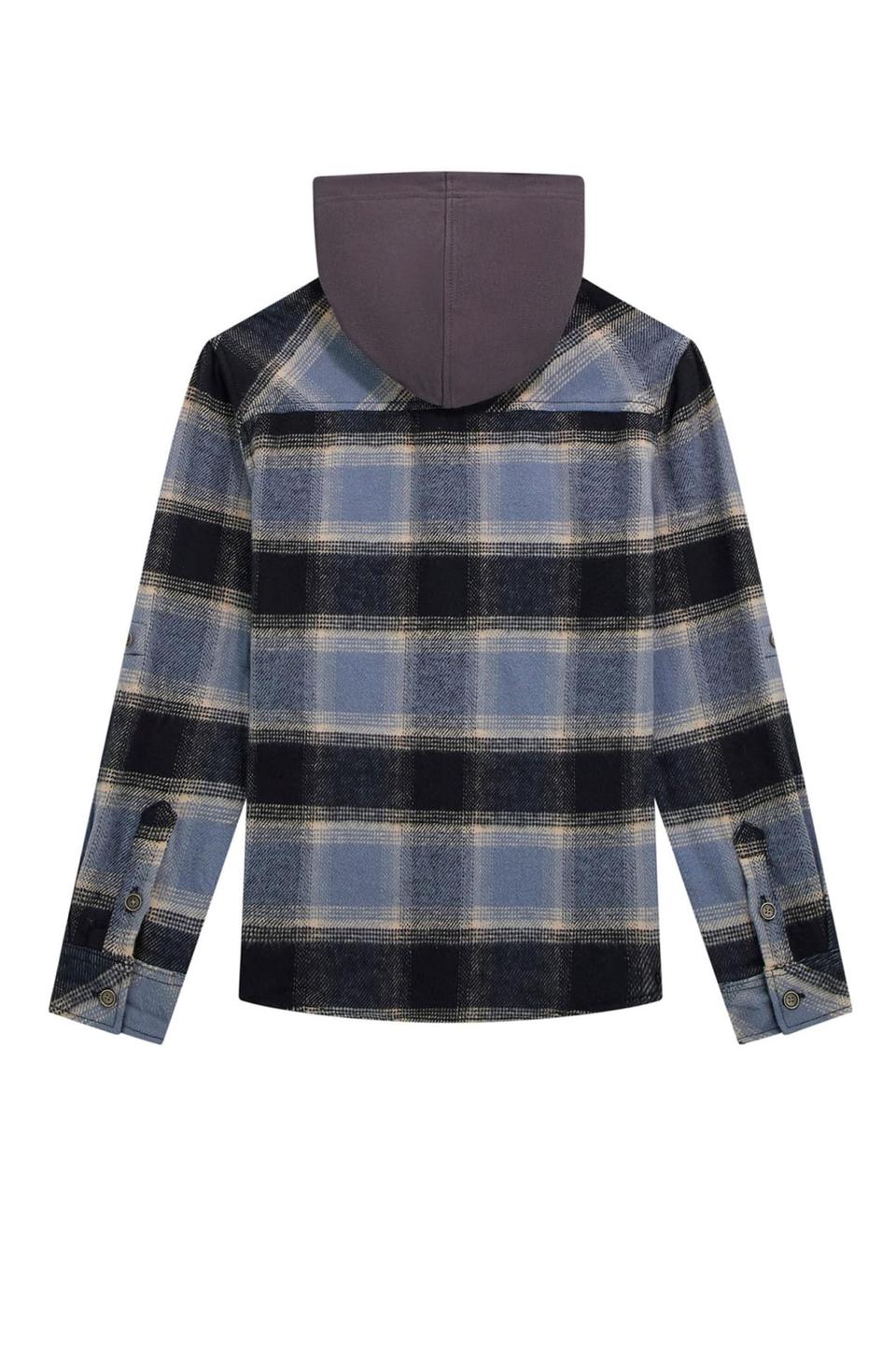 Рубашка в клетку Guess с капюшоном