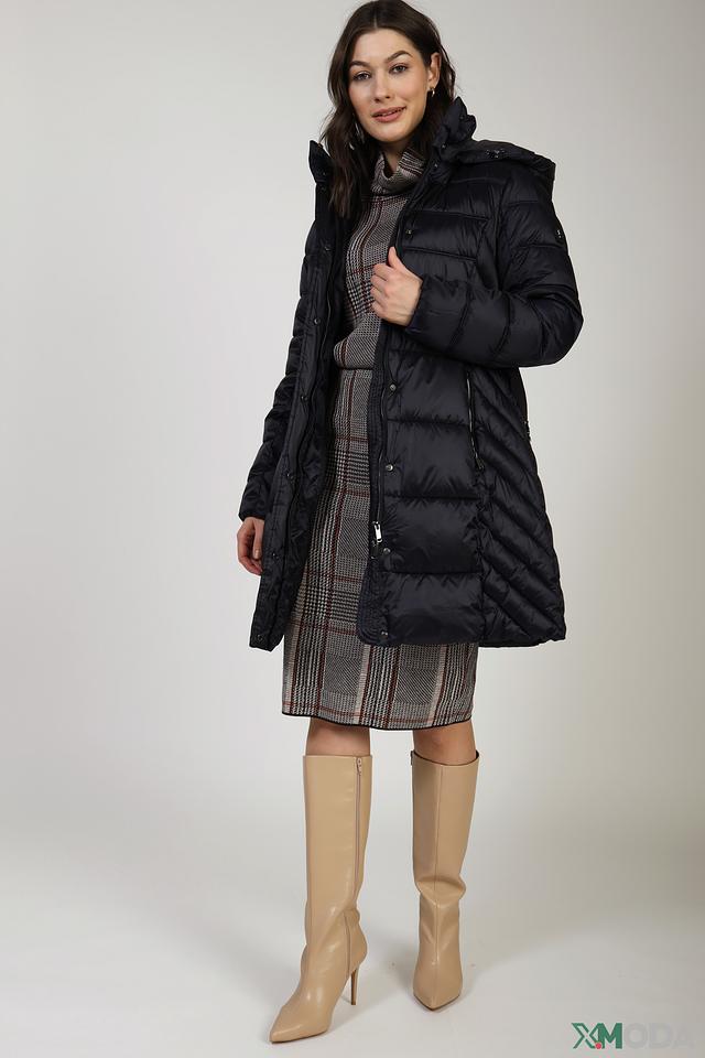 Пальто стеганое Cinque чёрный